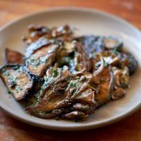 Roasted Hen of the Woods Mushrooms · thyme