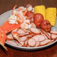 Combo C Special · 1/2 lb. shrimp (no head), 1/2 lb. snow crab legs, 1/2 lb. sausage.