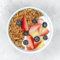 Granola Cup (D, E, N, S) · Homemade GF granola, greek yoghurt, citrus curd, topped with fresh berries.

Allergies: D ...
