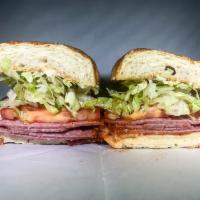 601. Ninja Turtle Sandwich · Salami, marinara and provolone. Served with dirty sauce, lettuce and tomato.