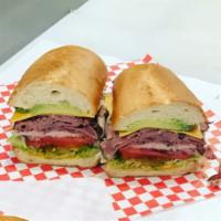 Big Mo Sandwich · Roast beef, turkey, and American cheese served with 
