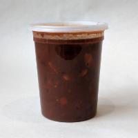 32 oz Vegetarian Chili · vegetarian. stock up your fridge with this 32oz tub! Add cheddar cheese to top it off!