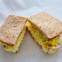 Humpty Mermaid Sandwich · Albacore, egg salad, cheese.
