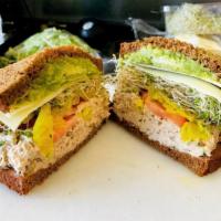 Kelly's Klassic Sandwich · Albacore, avocado, cheese.