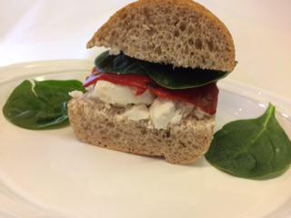 3. Venetian Sandwich · Goat cheese and roasted peppers.