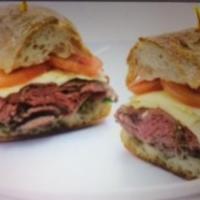 16. Lamoretti Sandwich · Roast beef, cheddar, and cornichons.