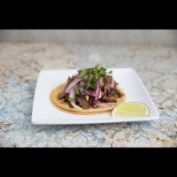 Korean Beef  · RED onion , jalapeno, red cabbage,Cilantro , sesame seed, Cilantro lime sauce 