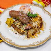 Kielbasa Ukraine · Our multiple grand champion winner! House-made sausage created from boston butt served with ...