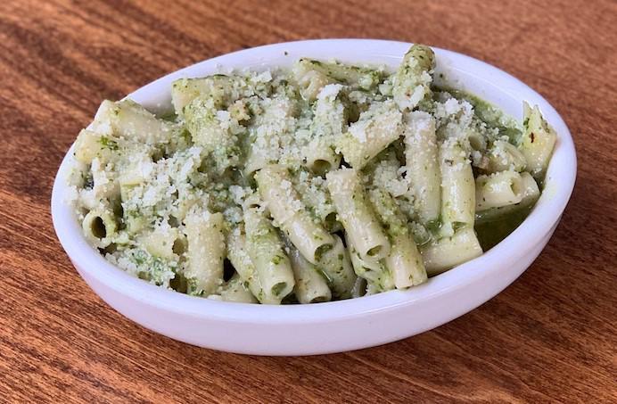 Side of Gluten Free Pasta · Tossed with your choice of sauce and finished with Parmesan cheese.