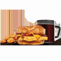 Bacon, Egg & Cheese Croissan'wich Meal · 