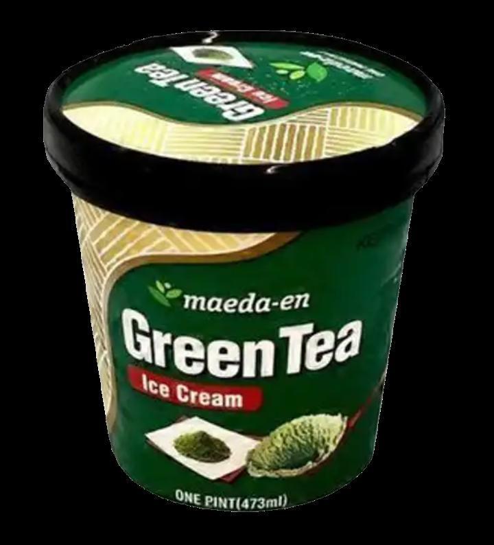 Green Tea Ice Cream · Maeda-En Green Tea flavored ice cream ; 1 pint.