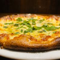 White Specialty Pizza · Fresh garlic, olive oil, oregano, basil, and cheese. 
Any additional toppings will result in...