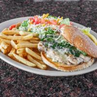 Poblano Sandwiches · Poblano cheese burger or poblano chicken sandwich with jalapeno mayo, lettuce and tomatoes ....