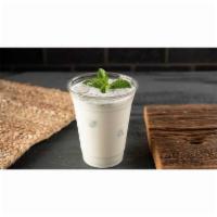 Mint-Salted Lassi · Traditional salty yogurt shake flavored with fresh mint