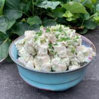 White Meat Chicken Salad Side · grilled chicken, red onion, green goddess dressing, chives, dill, tarragon, watercress, cele...