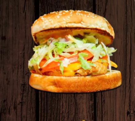 Chick-End Burger · Chick-end patty, cheese, tomato, onions, pickles, lettuce and house burger sauce.