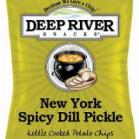 New York Spicy Dill Pickle · Chips.
