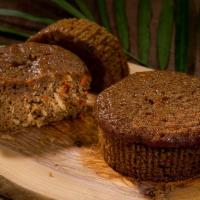 Carrot Cake · Loaded with freshly grated carrots, accompanied by the aroma of cinnamon, vanilla, nutmeg, a...