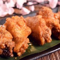 Black Pepper Wings · Dangerously addictive Nagoya-style Tebasaki chicken wings! Five (5) fresh-fried wings tossed...