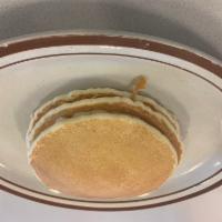 Short Stack Pancakes · 3 pieces of butter milk pancakes 