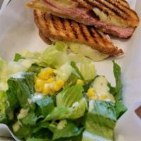 Ham and Cheese · Served with house special salad.