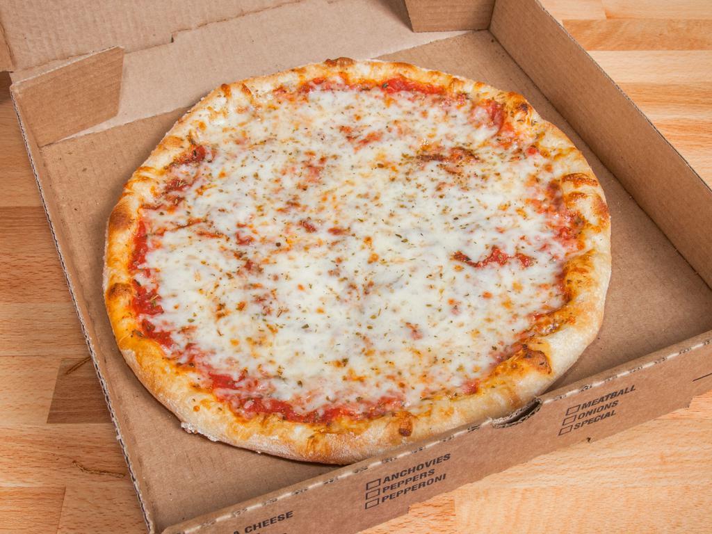 Build-Your-Own Pizza · Cheese pizza. Add toppings for an additional charge.