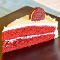 Red Velvet Cake with Cream Cheese · 