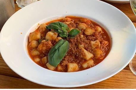 Gnocchi Bolognese · Homemade potato  gnocchi with traditional meat souce