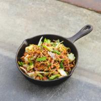 Yakisoba Noodles · Not traditionally Korean, but nonetheless a crowd favorite! Fire-sauteed yakisoba noodles wi...