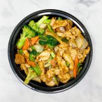 5. Vegetable Deluxe with Chicken Special  · Tofu, onion, green peppers, carrots, bamboo shoots, celery, broccoli, pea pods, mushrooms, a...