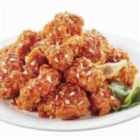 Sweet Spicy Wings · -bb wings tossed in a our sweet and mild secret spicy sauce