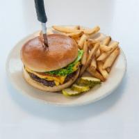Royal Castle Cheeseburger · Our largest and juiciest hamburger. A 100% pure ground beef with double cheese, fried onions...