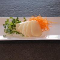 Super White Tuna Sashimi · Escular (butterfish).