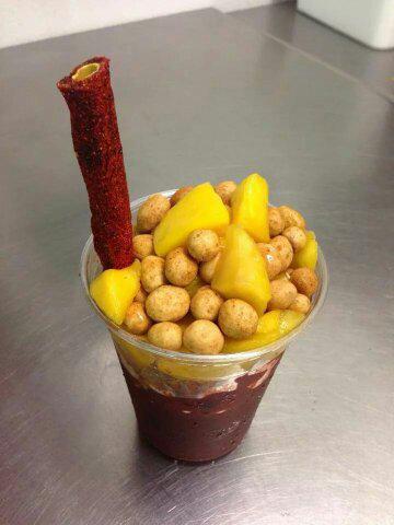 Bombazo · Choose form our different flavors of slush. a mixture of Japanese peanuts, tamarind candies, a tamarind stick, lime.