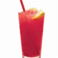 Strawberry Real Fruit Slush · Includes strawberry real fruit add in.