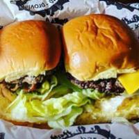 Harry's Classic Cheese* · Certified Hereford beef, American cheese, lettuce, pickle, special sauce, pressed with onion...