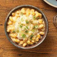 Loaded Mac & Cheese (Premium Side) · We did what? We made our creamy mac & cheese and mixed it with alfredo sauce, 3-cheese blend...
