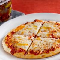 Kids Cheese Pizza · Topped with marinara and cheese.