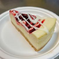 White Chocolate Raspberry Cheesecake · 
