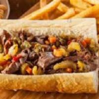 #19. Italian Beef Sandwich · Comes with fries