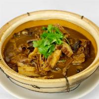 ⭐ Bak Kut Teh (Pork Rib Soup) · 肉骨茶 — 🇲🇾 Pork ribs, pork belly, pork stomach, and black mushrooms (shiitake), in a rich, m...