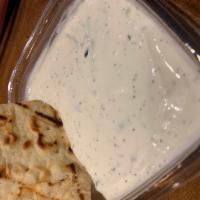 Tzatziki Appetizer  · 8oz Container Served with  2 Pita Bread
