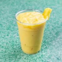 Healthy Hawaii · With real fruit. Pineapple, cream of coconut and orange juice.
