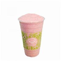 Strawberry Classic Smoothie · Strawberry, banana, water and strawberry protein.