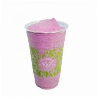 Pb&j Smoothie · Strawberry, blueberry, cranberry juice, strawberry protein and peanut butter.