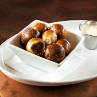 Pretzel Bites ·  Bavarian pretzels and IPA Gouda cheese sauce

