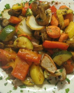Grilled Veggies · fresh and flavorable grilled w balsamic vinaigrette