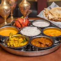 Nepali Meat Thali Carry-out · Platter.