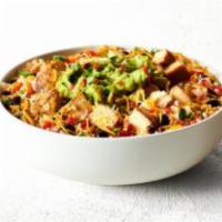 Homewrecker Bowl · Your favorite burrito is also a bowl - your choice of protein, rice, beans, shredded cheese,...