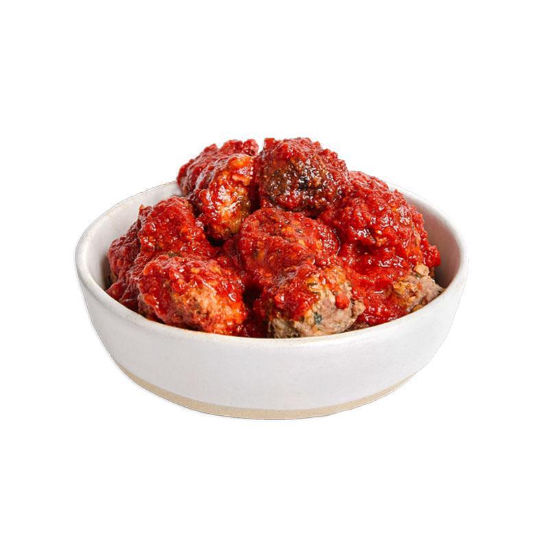 Meatballs with Tomato Ragu Marketbowl · Carman Ranch and Happy Valley beef and chicken meatballs (three), spicy tomato sauce. Contains egg.